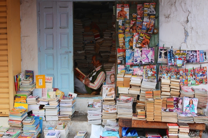 Local book store, Rabat.